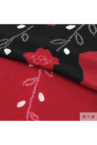 帯揚げ 綸出し絞り染め 枝垂れ桜 2カラー