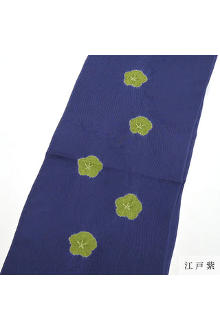 帯揚げ 綸出し絞り染め 梅花 6カラー