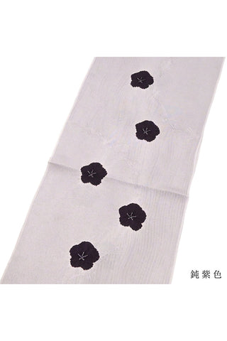 帯揚げ 綸出し絞り染め 梅花 6カラー