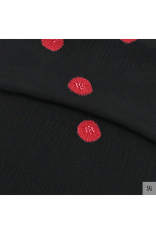 帯揚げ 綸出し絞り染め 水玉 6カラー