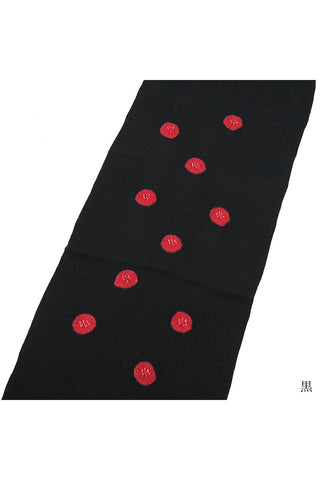 帯揚げ 綸出し絞り染め 水玉 6カラー