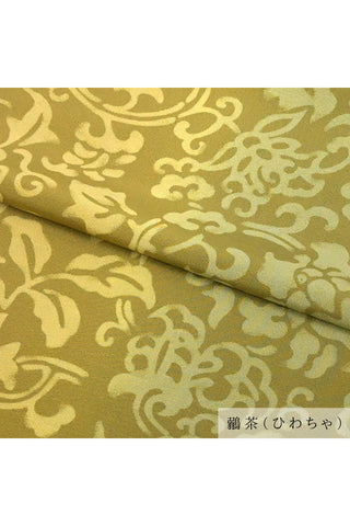 帯揚げ ろうけつ染め 花唐草 4カラー