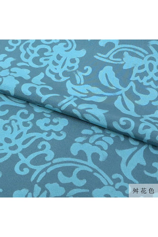 帯揚げ ろうけつ染め 花唐草 4カラー