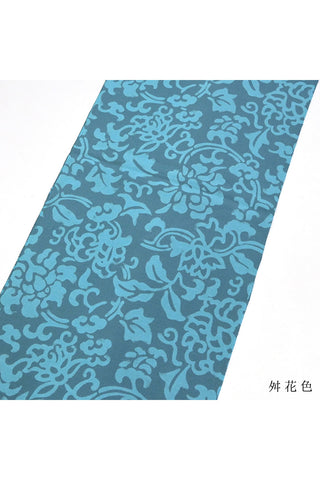 帯揚げ ろうけつ染め 花唐草 4カラー