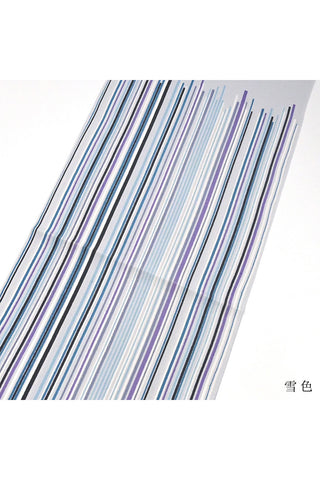 帯揚げ 縮緬七色矢鱈縞 3カラー