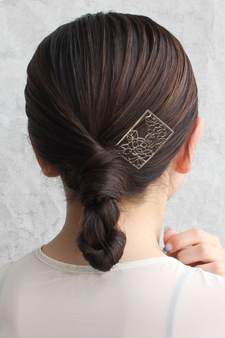 かんざし 花札「牡丹」