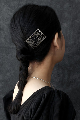 かんざし 花札「紅葉に鹿」