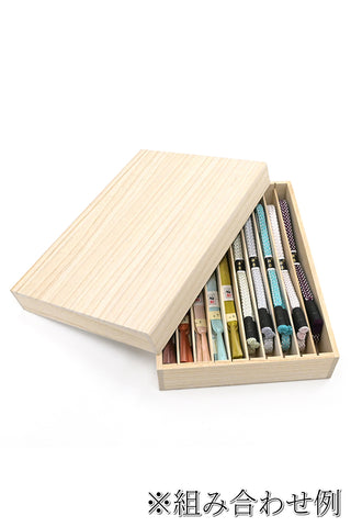 小物収納桐箱 日本製 調節可能な仕切り板9枚付き