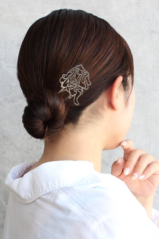 かんざし 浮世絵 国芳の猫「狂言」