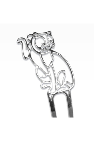 かんざし 浮世絵 国芳の猫「猫も食わない」