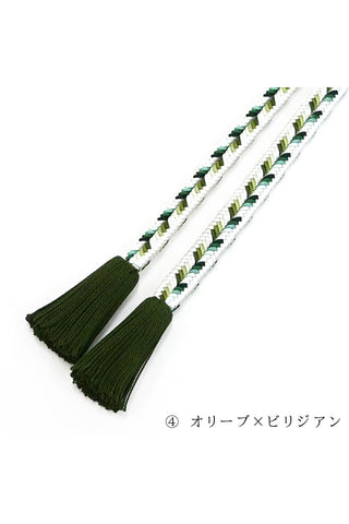 冠組 ゆるぎ帯締め 繧繝-Ungén- 4カラー