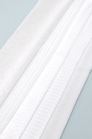 tenitol 地紋入り白半衿