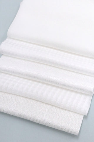 tenitol 地紋入り白半衿