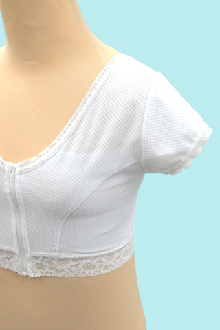 袖付き メッシュ和装ブラ