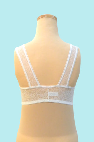 メッシュレース和装ブラ（補整パッド入）