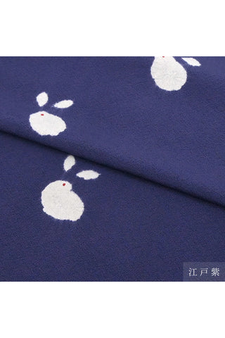 帯揚げ 綸出し絞り染め うさぎ 5カラー