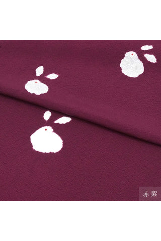 帯揚げ 綸出し絞り染め うさぎ 5カラー