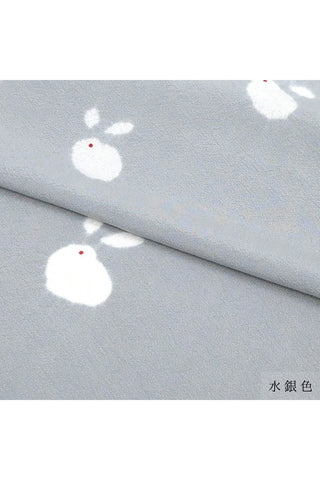 帯揚げ 綸出し絞り染め うさぎ 5カラー