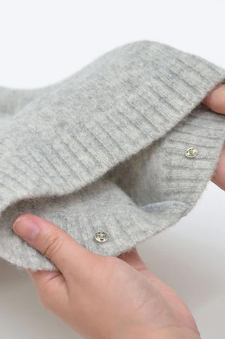 フリンジショールニットカーディガン 4カラー 和洋兼用