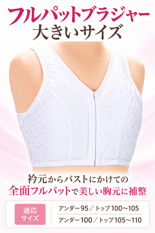 フルパットブラジャー 大きいサイズ