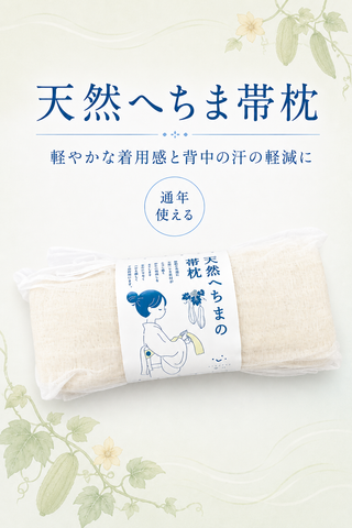 天然へちま帯枕