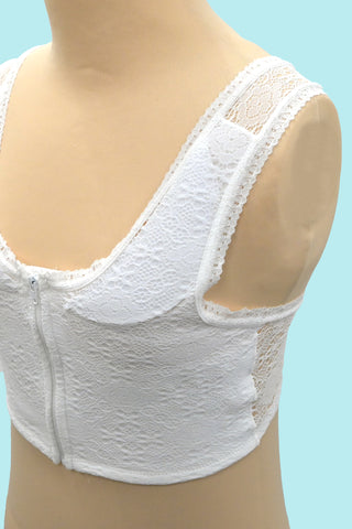 メッシュレース和装ブラ（補整パッド入）