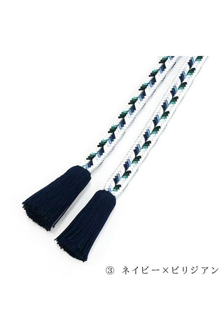 冠組 ゆるぎ帯締め 繧繝-Ungén- 4カラー